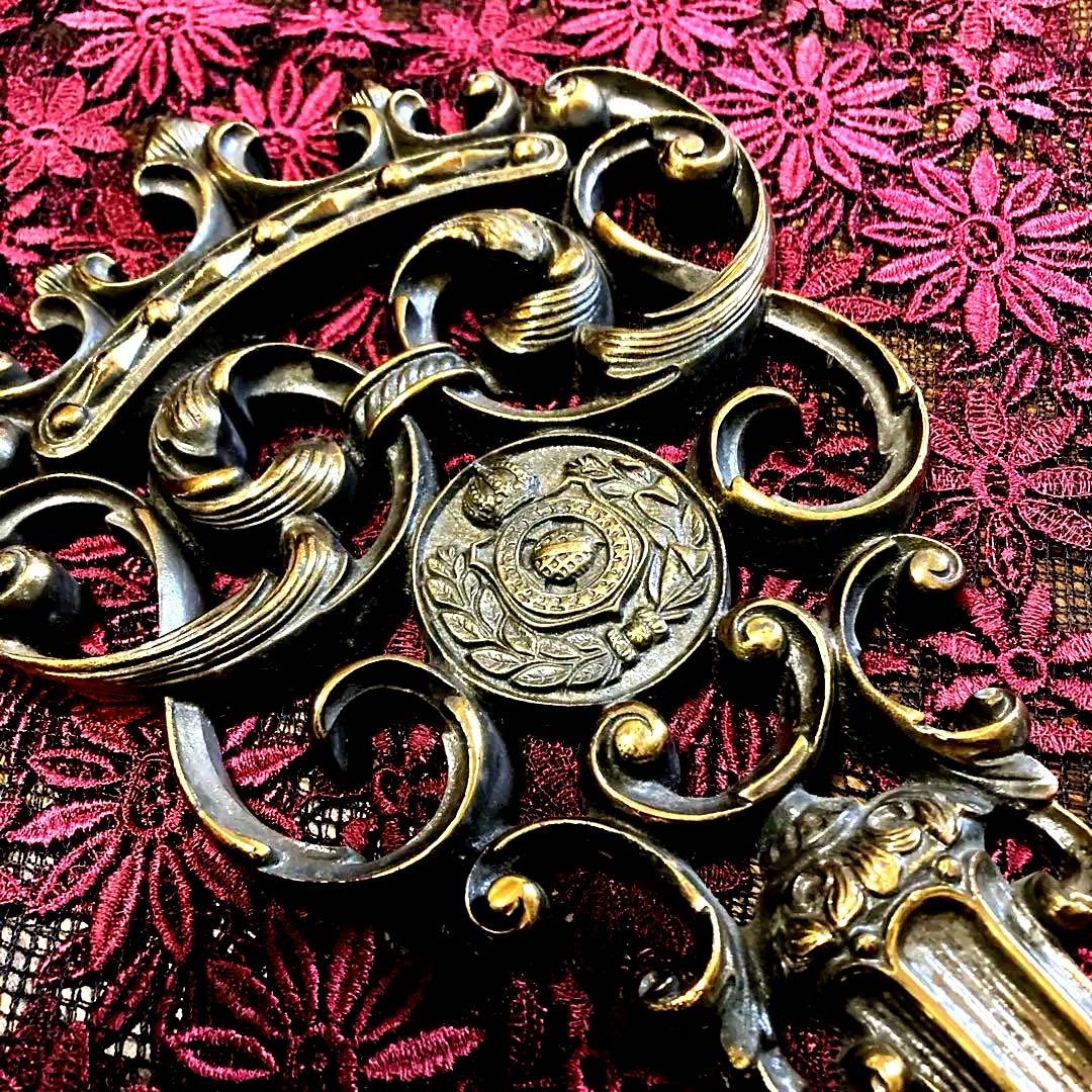 超特大　真鍮製　鍵型壁飾り　アメリカ製60's ヴィンテージ　希少品