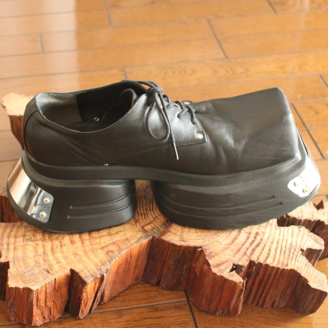 GRANCY メタルプレートレザー 44 ブーツ 革靴 新品訳あり グランシー