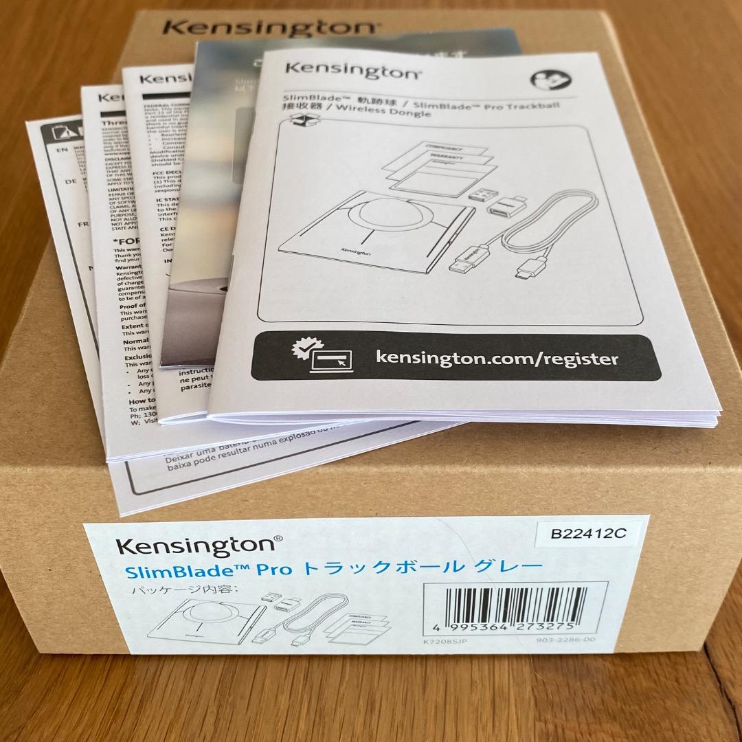 【美品】Kensington SlimBlade Pro トラックボール マウス