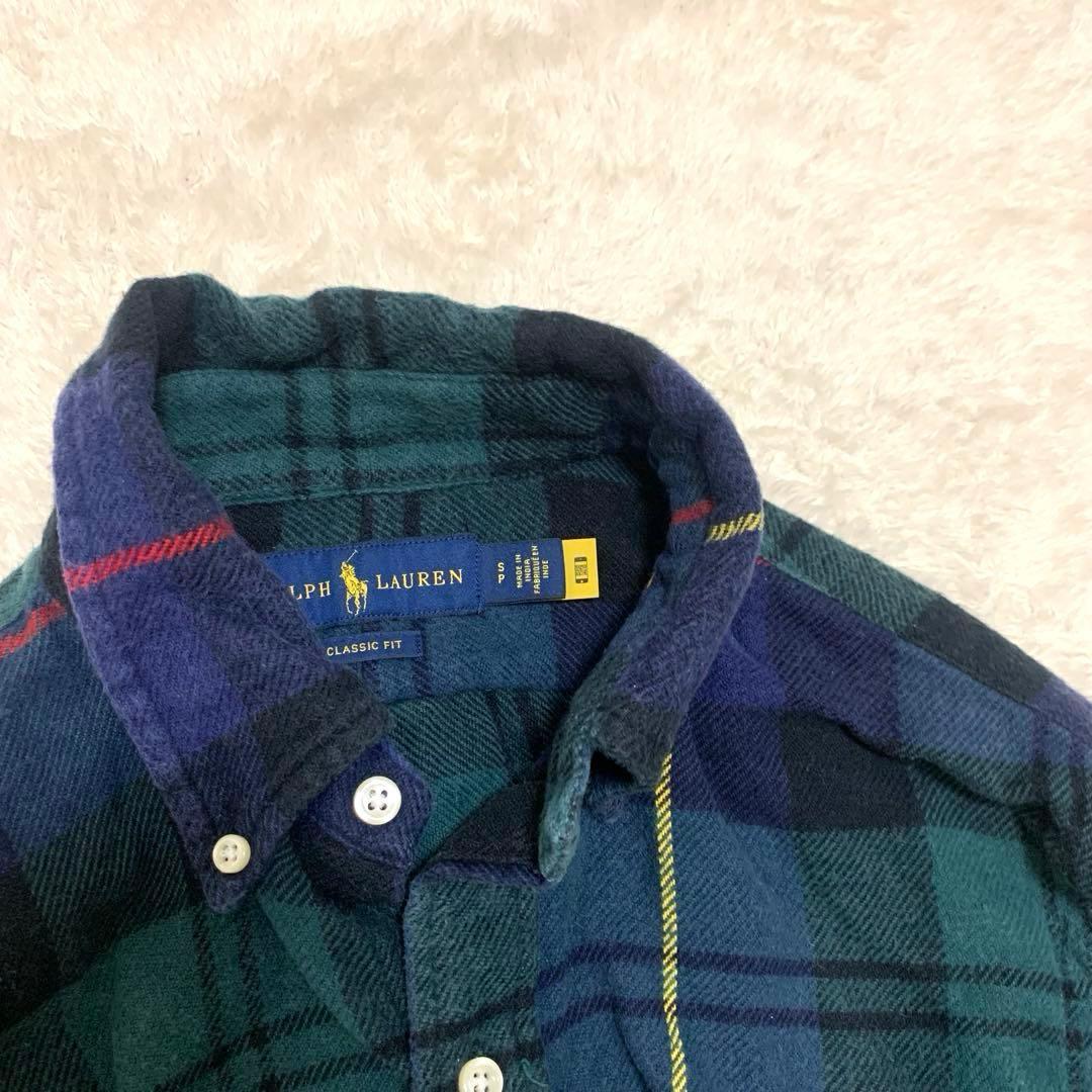 うーたん様 ラルフローレン ネルシャツ チェック ポニー刺繍 ユニセックス
