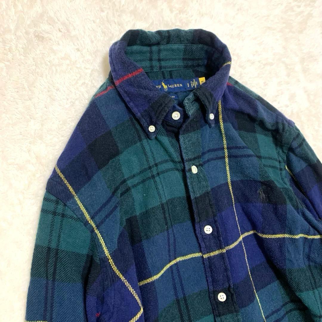 うーたん様 ラルフローレン ネルシャツ チェック ポニー刺繍 ユニセックス