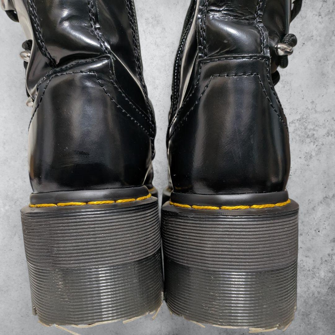 極美品 ドクターマーチン 1B60 LTT MAX UK4 ロングブーツ 厚底