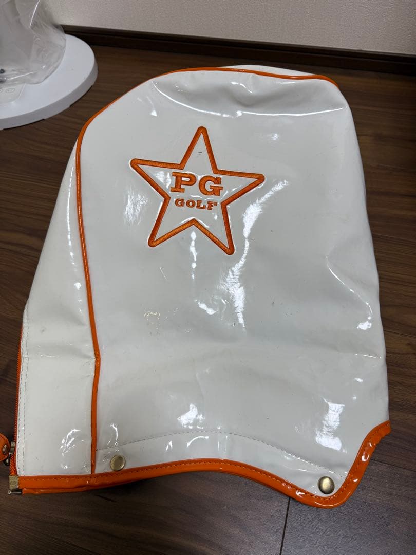 PEARLY GATES ゴルフバッグ 89 オレンジ/ホワイト