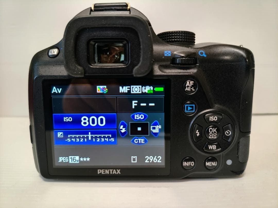 【黒死病対策済】PENTAX K-50 ダブルズーム バッグ付き