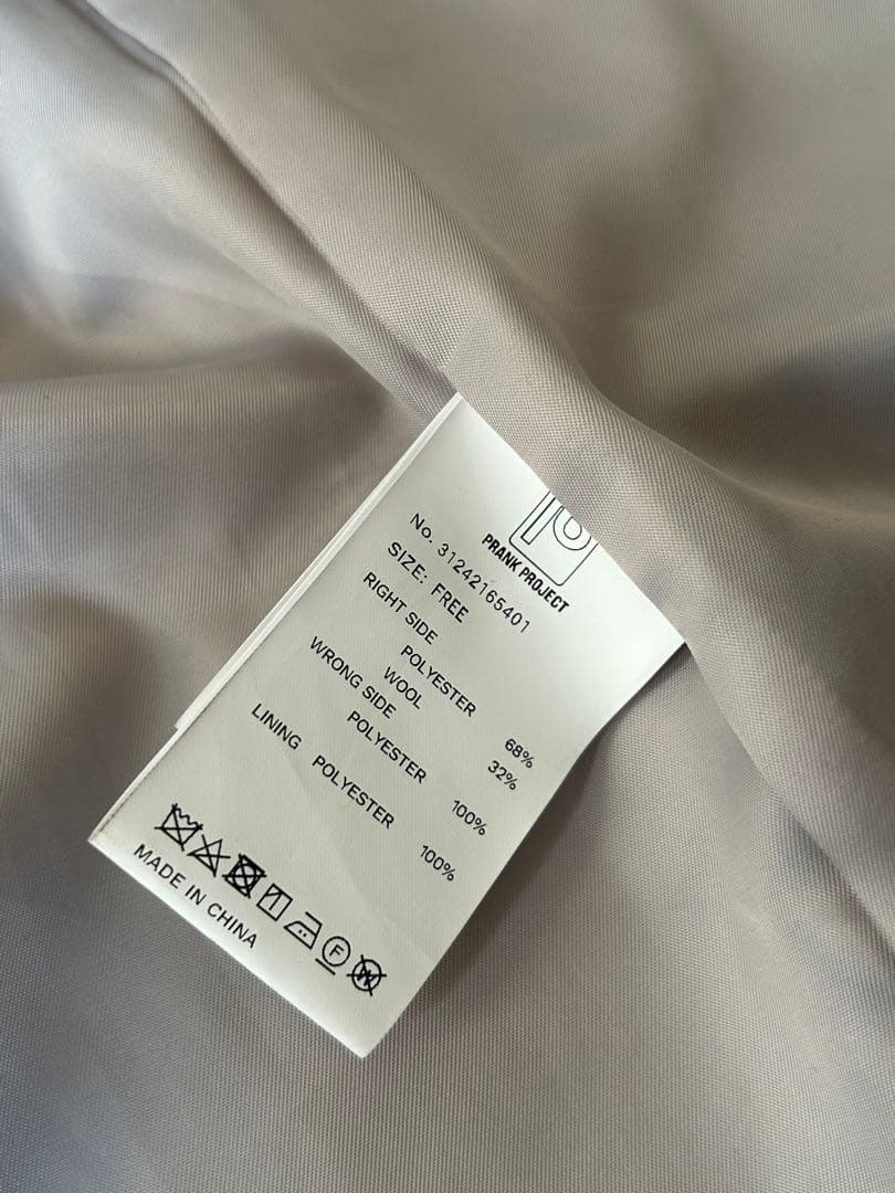 PRANK PROJECT プランクプロジェクト ウールジャケット コート