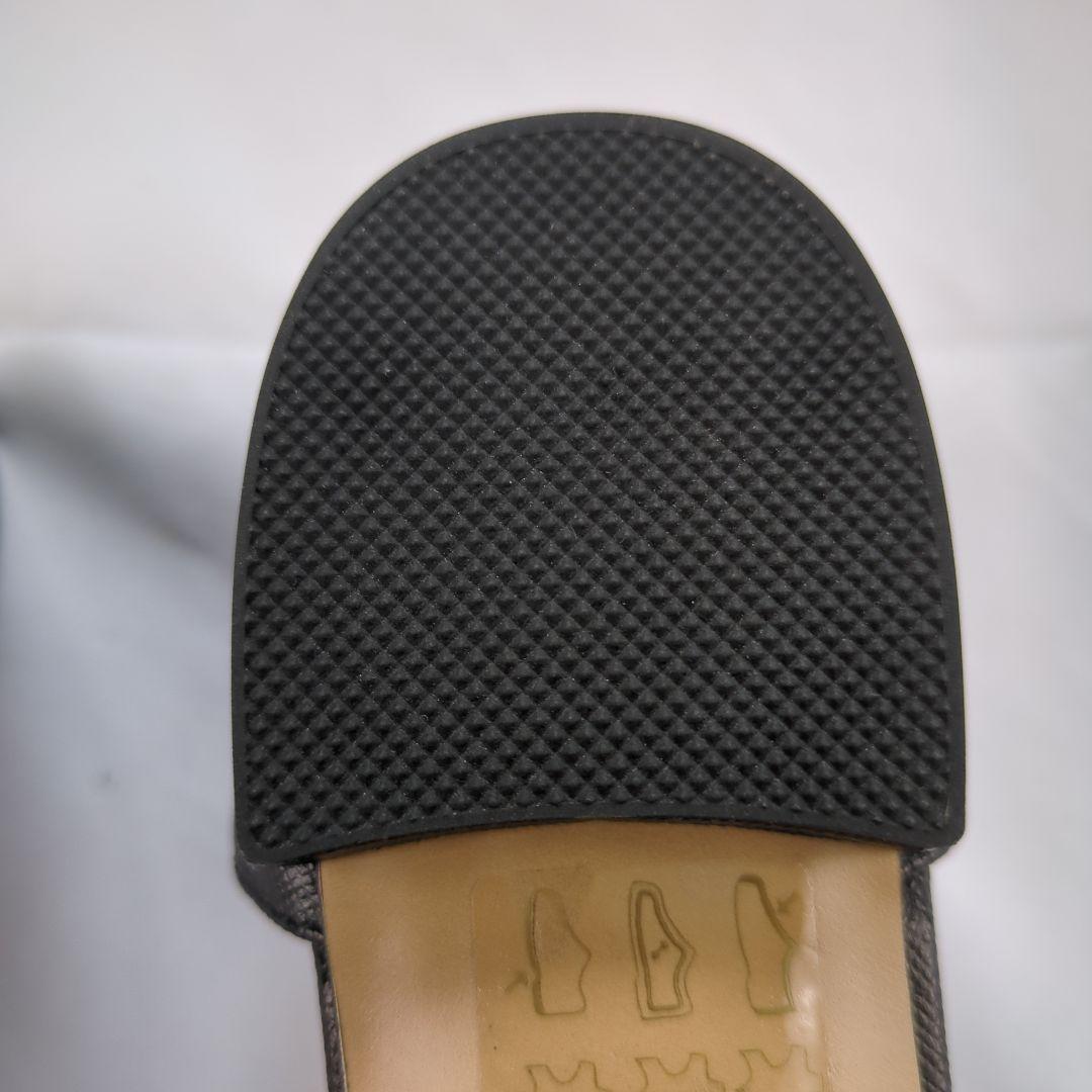 BALLY　バリー　フラットパンプス　レザー　ブラック　未使用級　22.5cm