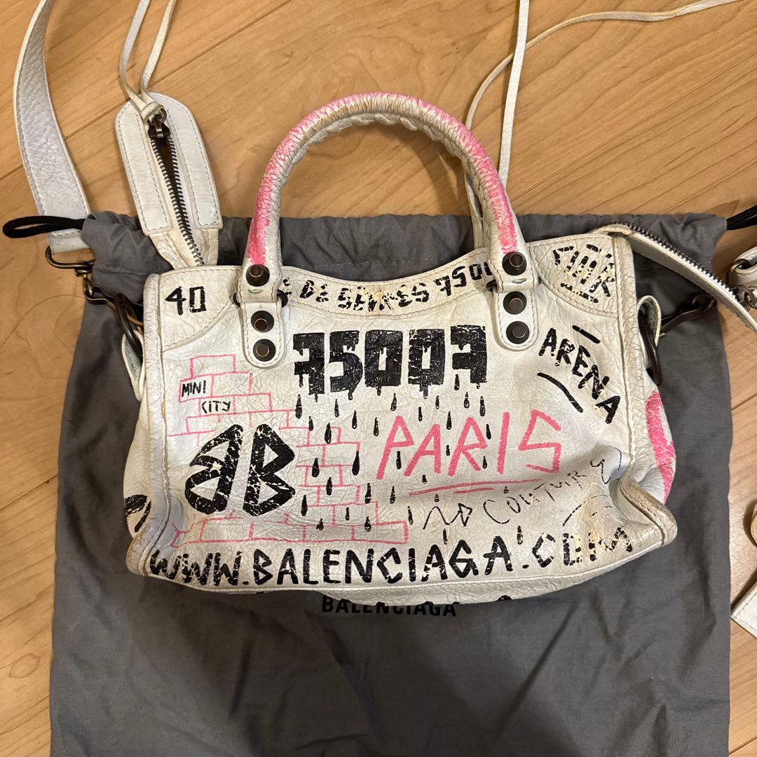 BALENCIAGAグラフィティ 2wayショルダーバック