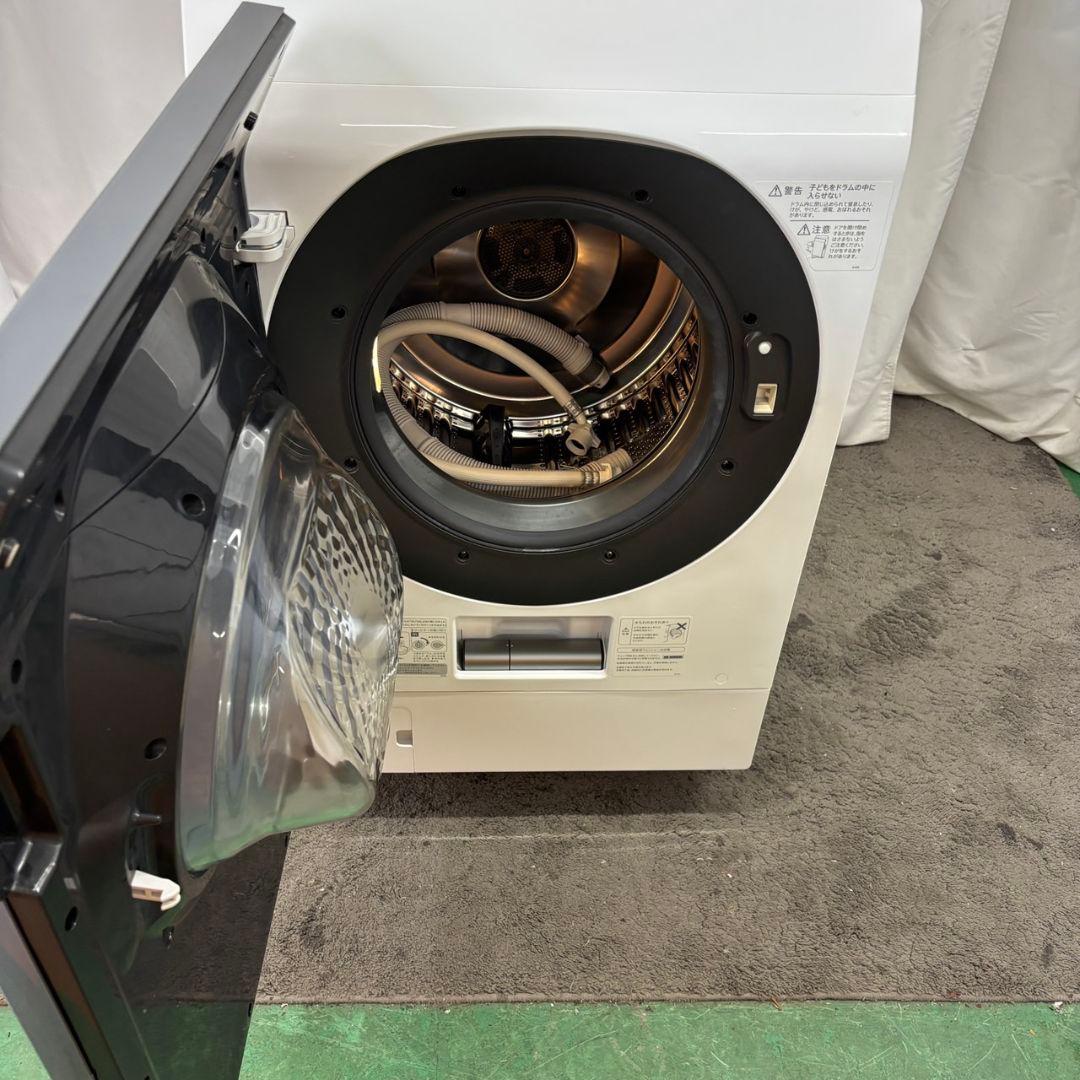 77　SHARP　ドラム式洗濯機　11キロ　安い　左開　中古　綺麗　設置無料