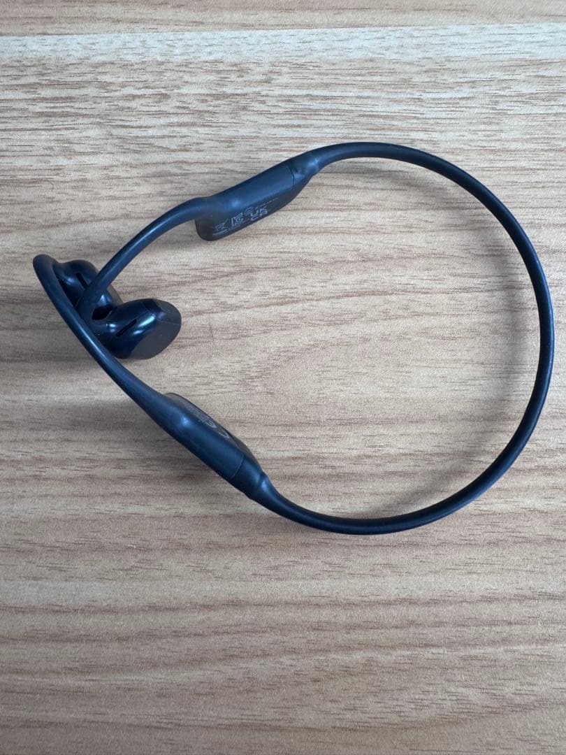 Shokz 骨伝導イヤホン ブラック　open run pro