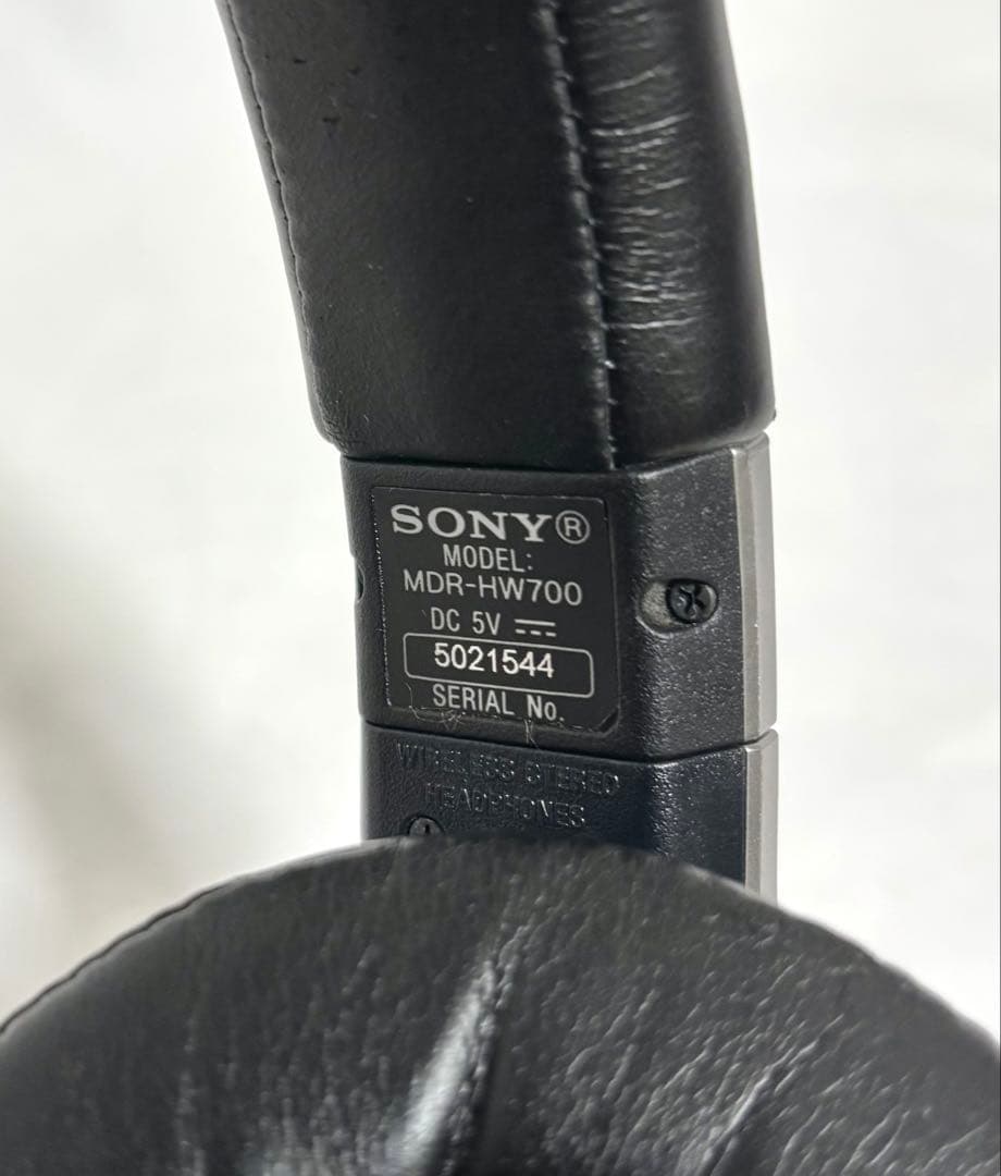 【動作確認済】SONY ワイヤレスヘッドホン MDR-HW700DS