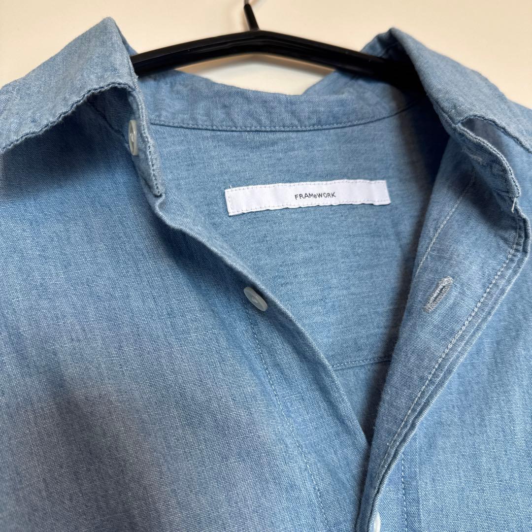 2025年　フレームワーク　ダンガリーシャツ