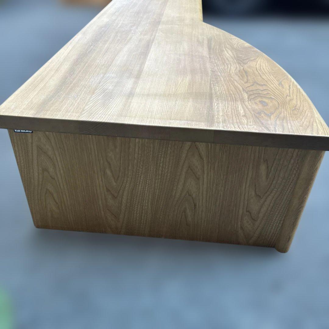 karimoku カリモク ローテーブル 座卓 天然木 変形デザイン【加工あり】