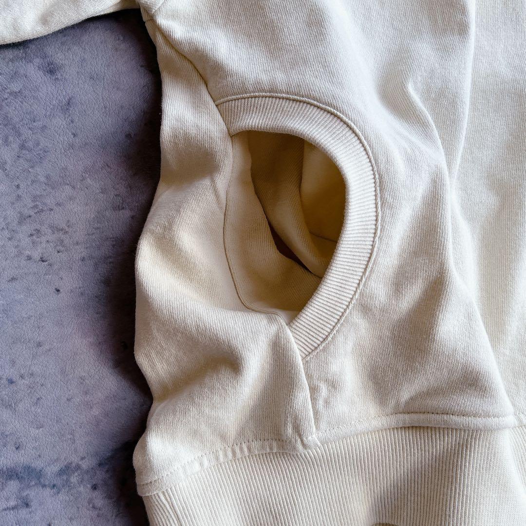 【新品】 tang ⿻ コットン 起毛 ワイドプルオーバー ルーズ ナチュラル