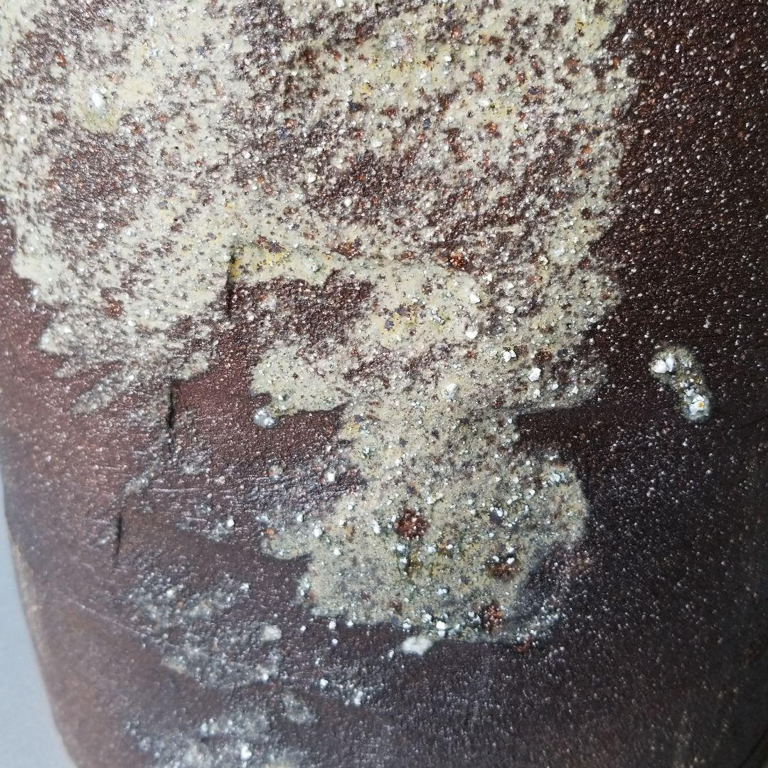 信楽焼 傘立て 古窯変たたき 高さ４４cm