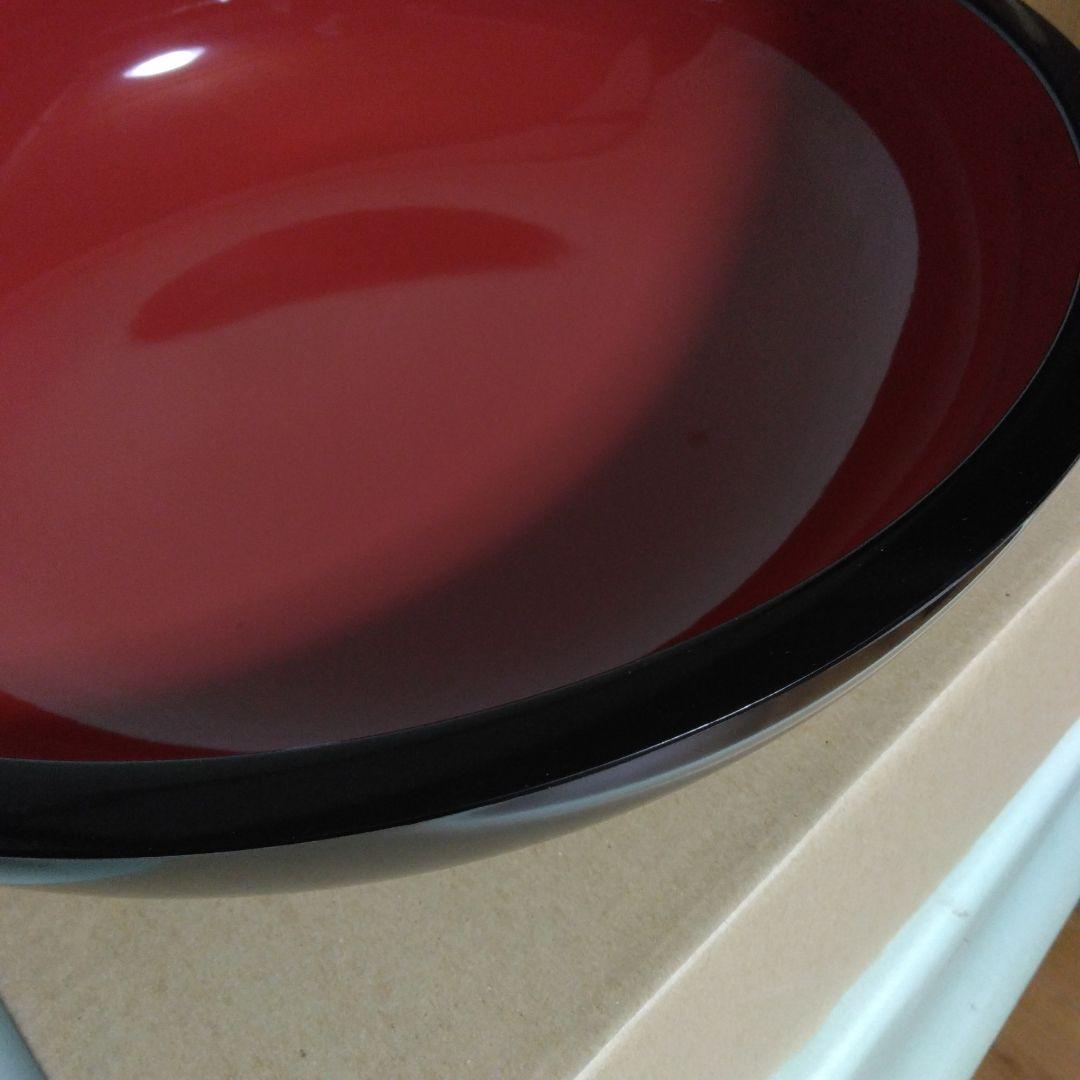 尺8寸そば打ちこね鉢　天黒内朱