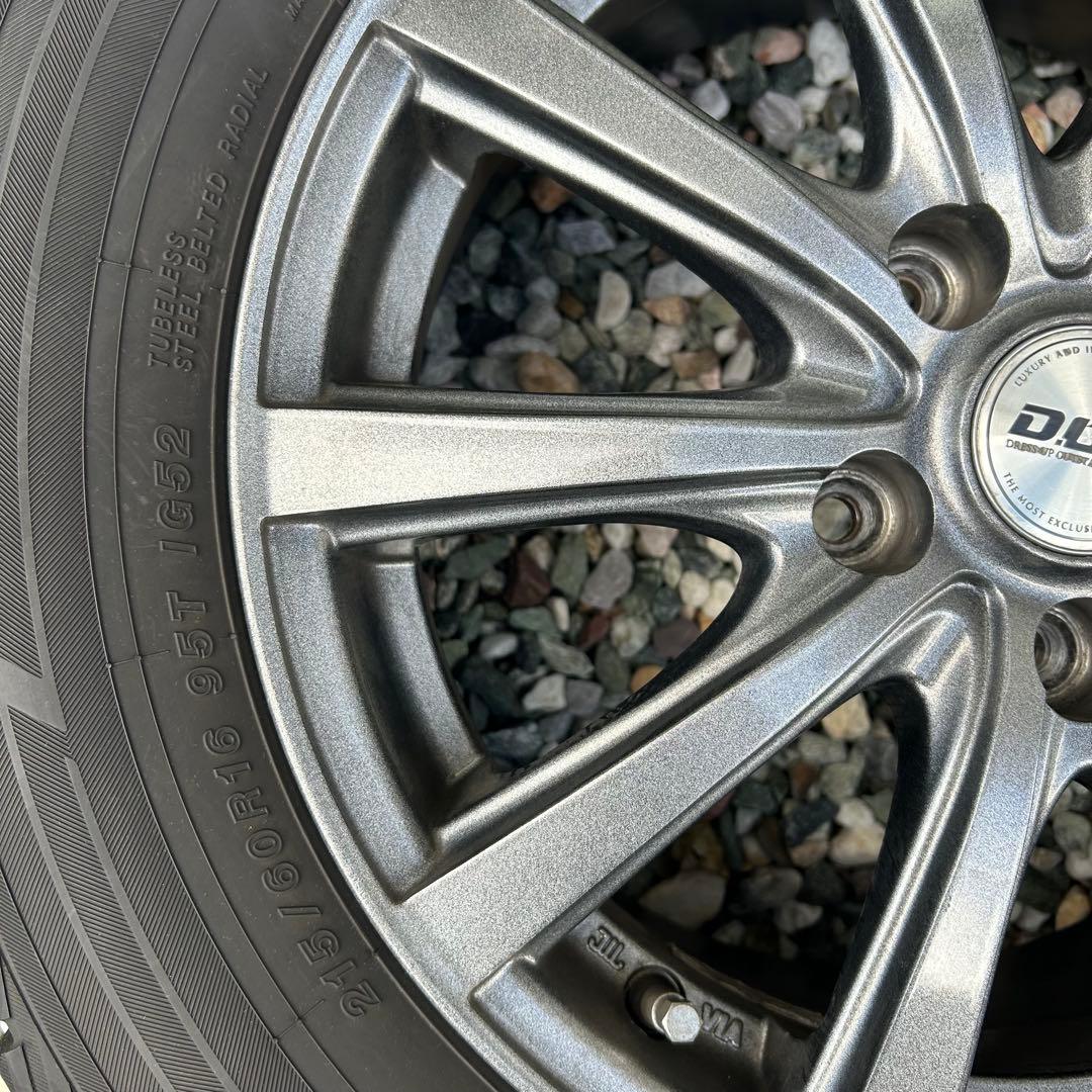 【4本同時購入必須②/4】 ヨコハマスタッドレス ホイール付き215/60R16