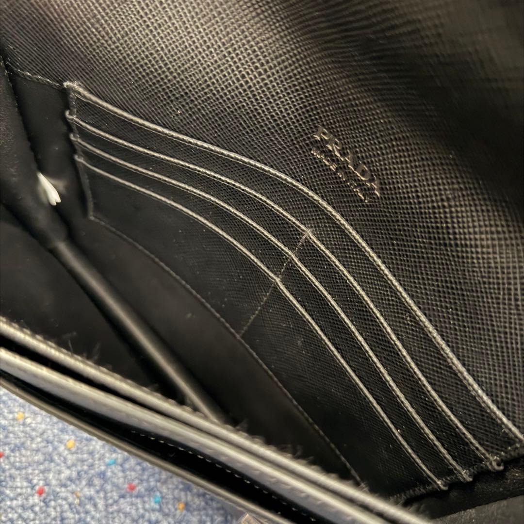 希少　PRADA プラダ レザー メッセンジャー ショルダーバッグ 3WAY