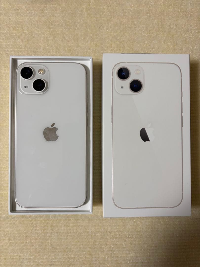 ②Apple iPhone 13 ホワイト 本体