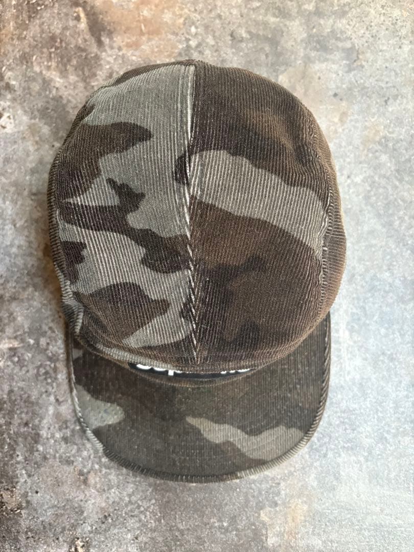 【Supreme】 コーデュロイ キャンプキャップ ボックスロゴ USA製