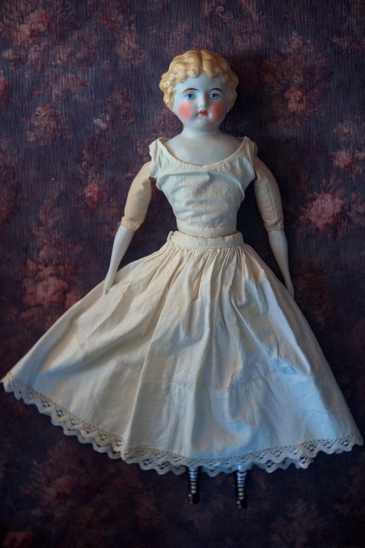 アンティーク チャイナヘッドドール ビスクドール ドイツ ブロカント