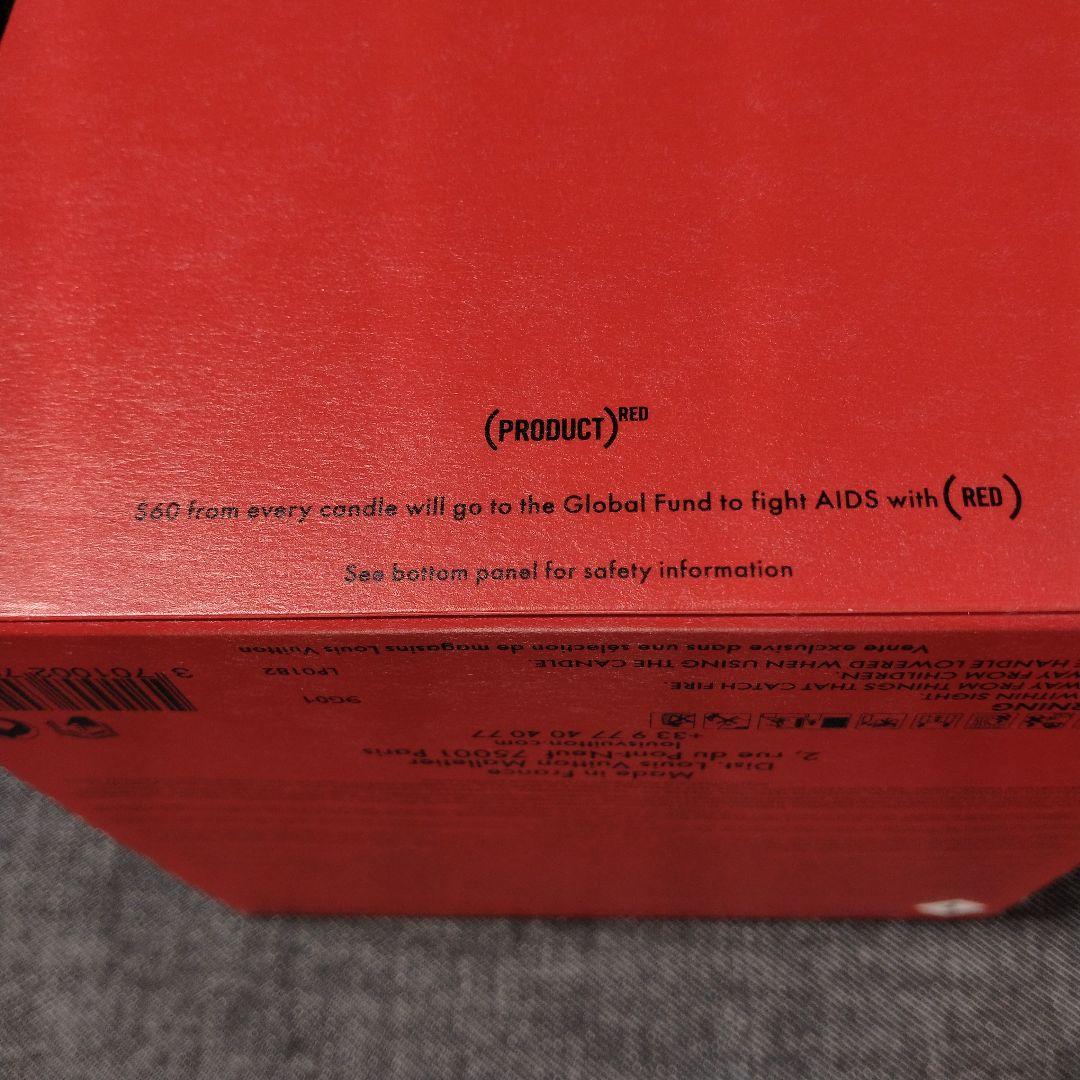 ☆未使用・ルイヴィトン パフュームドキャンドルRED 香りのろうそく 220g☆