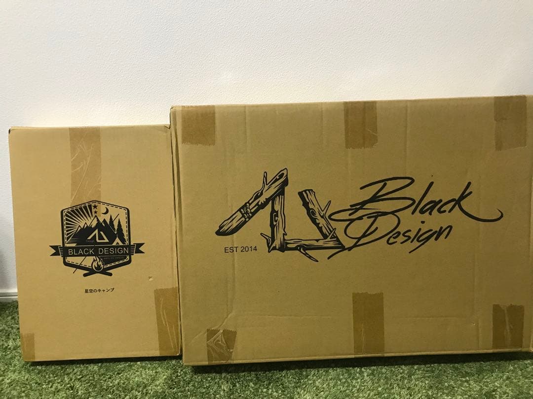 BLACK DESIGN 合舎DIY プレート2枚付