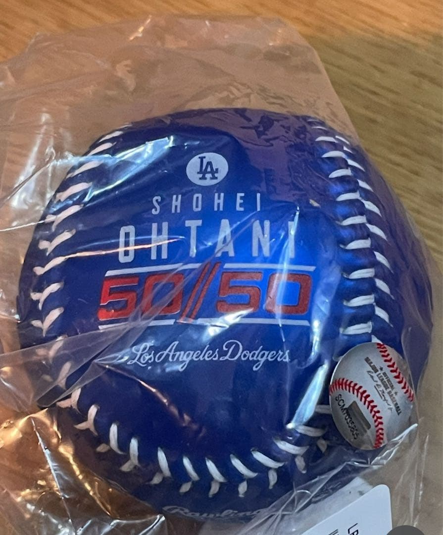 【未展示】【レア】大谷翔平NL MVP記念ボールセット（2024青、2025白）