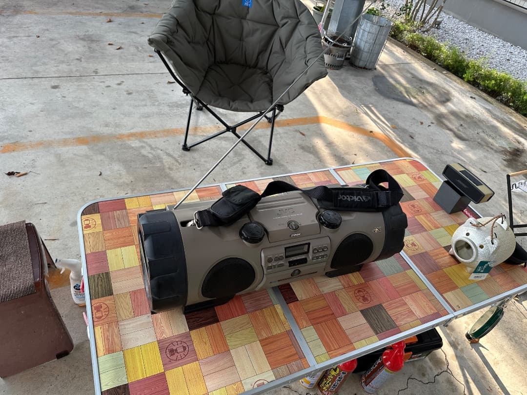 JVC ドラムカン　ラジカセ