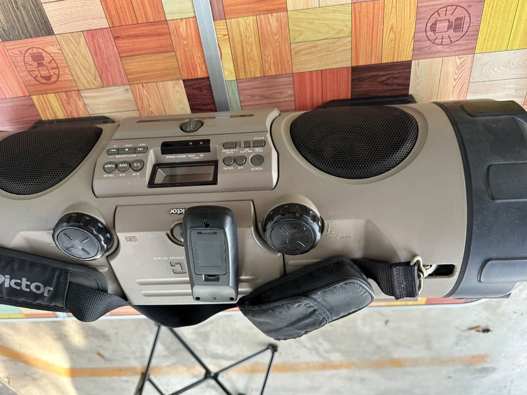 JVC ドラムカン　ラジカセ