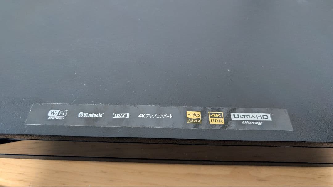 SONY UBP-X800　Blu-rayプレイヤー