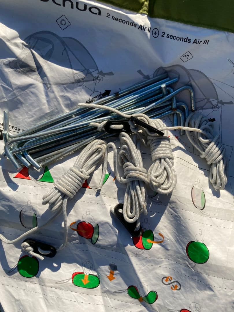 ケシュア　ポップアップテント　キャンプ　アウトドア