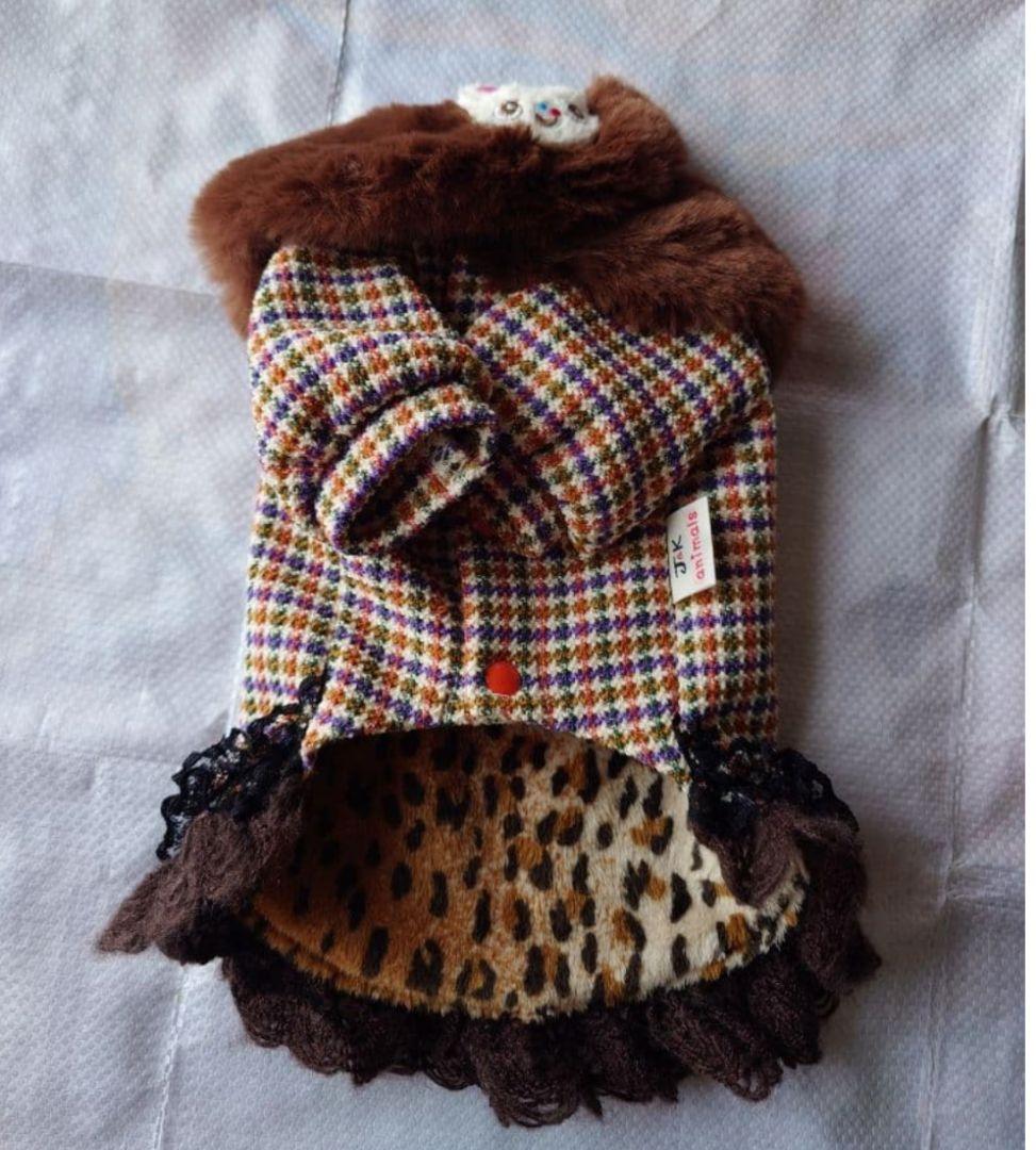 J＆Kanimals　はるちゃんコート　ツィードジャケットワンピース　３ＳーＬ