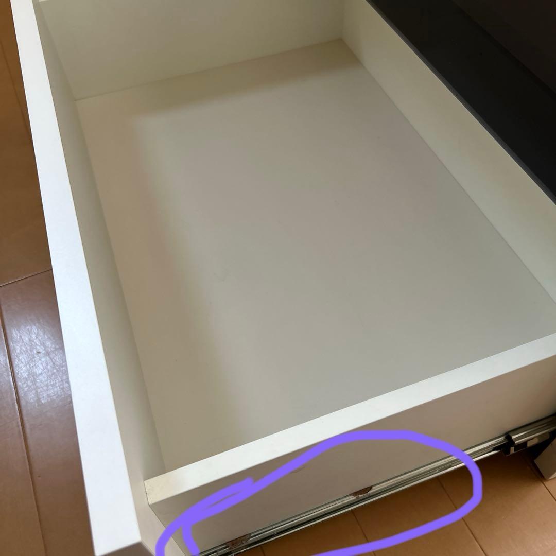 Pamouna テレビボード 120cm幅　パールホワイト