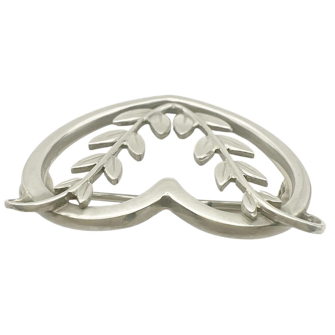 美品　ジョージジェンセン　242B ピンブローチ　シルバー　ヴィンテージ