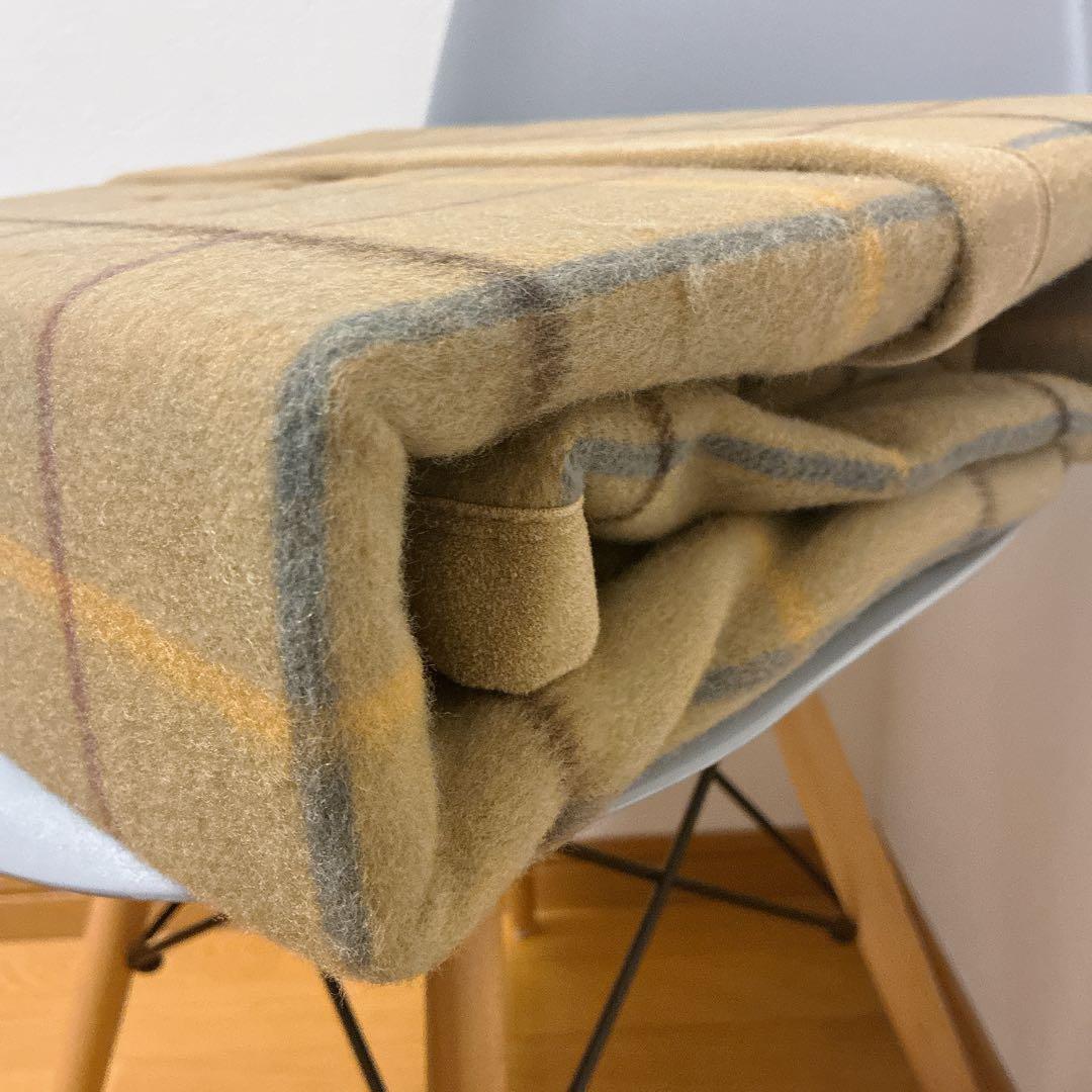 【BURBERRY × 西川産業】ラム100％ブランケット（日本製）純毛毛布