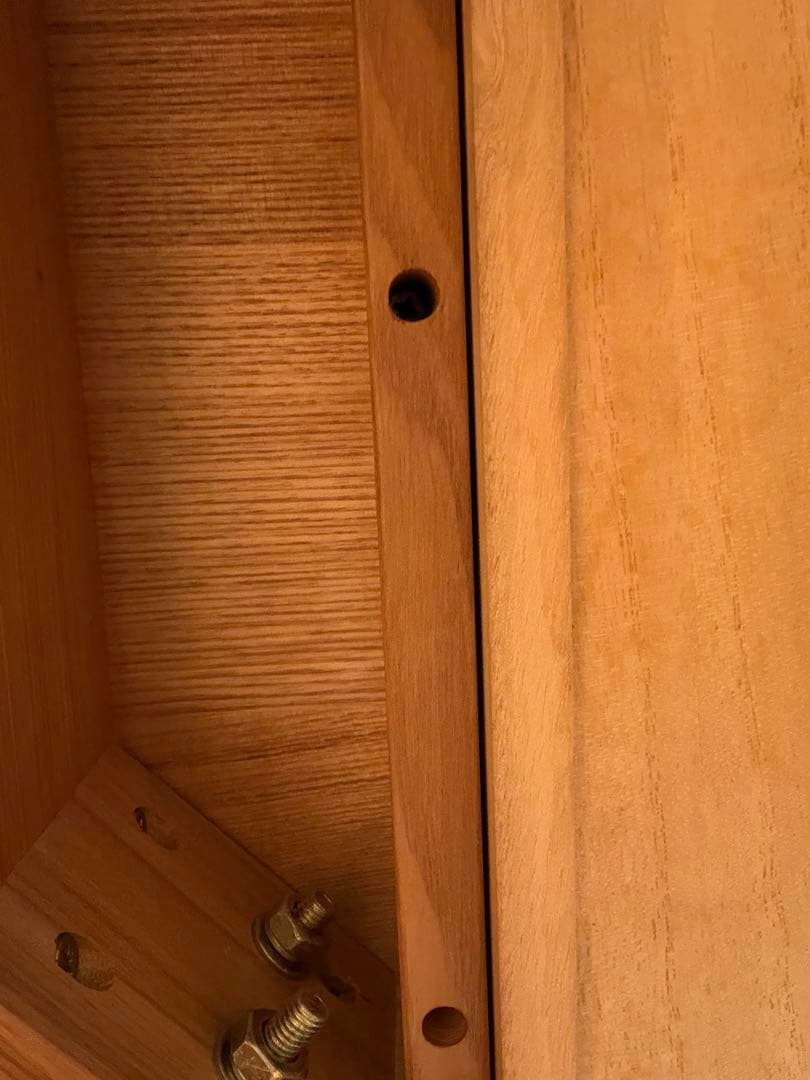 無印良品 デスク 美品 /タモ材 パーソナルデスク 幅80cm （2）