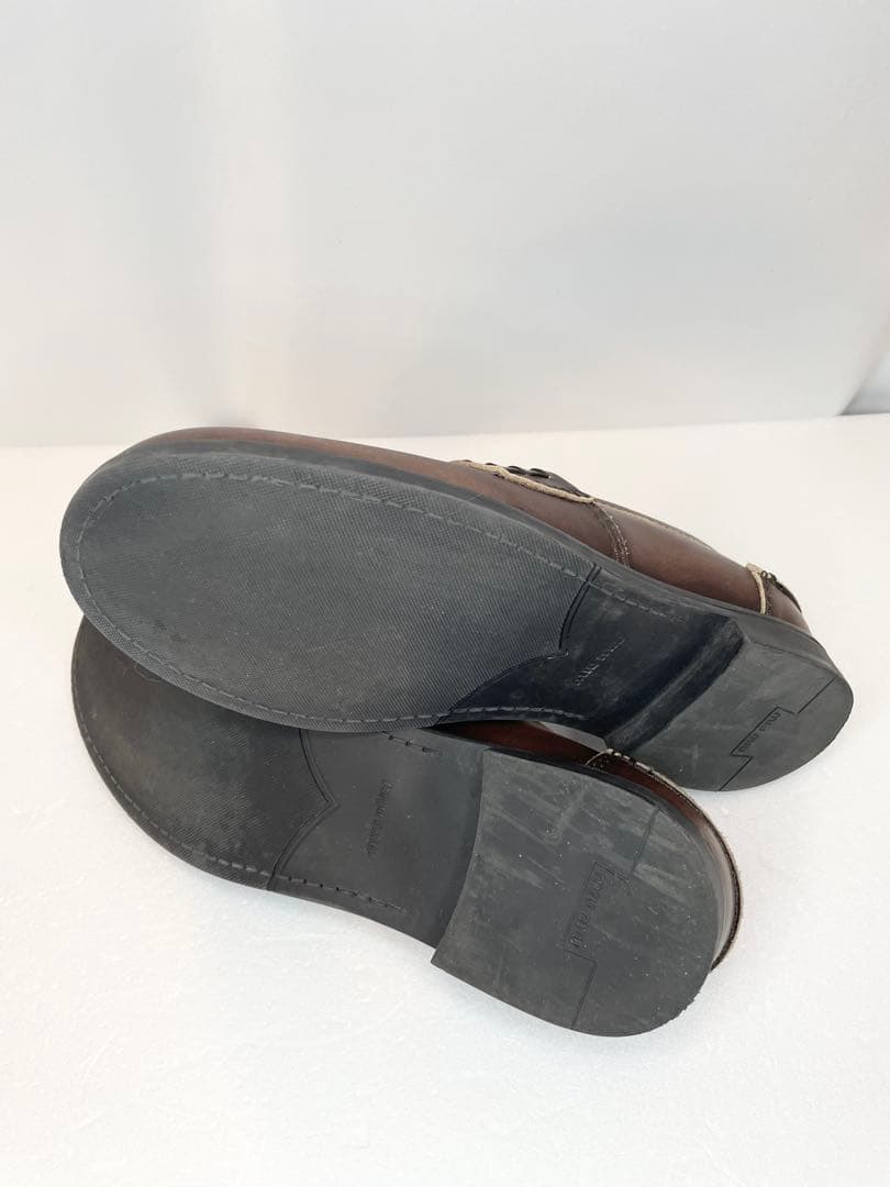 MiuMiu ヴィンテージ加工 (ブラウン) ペニーローファー 25cm