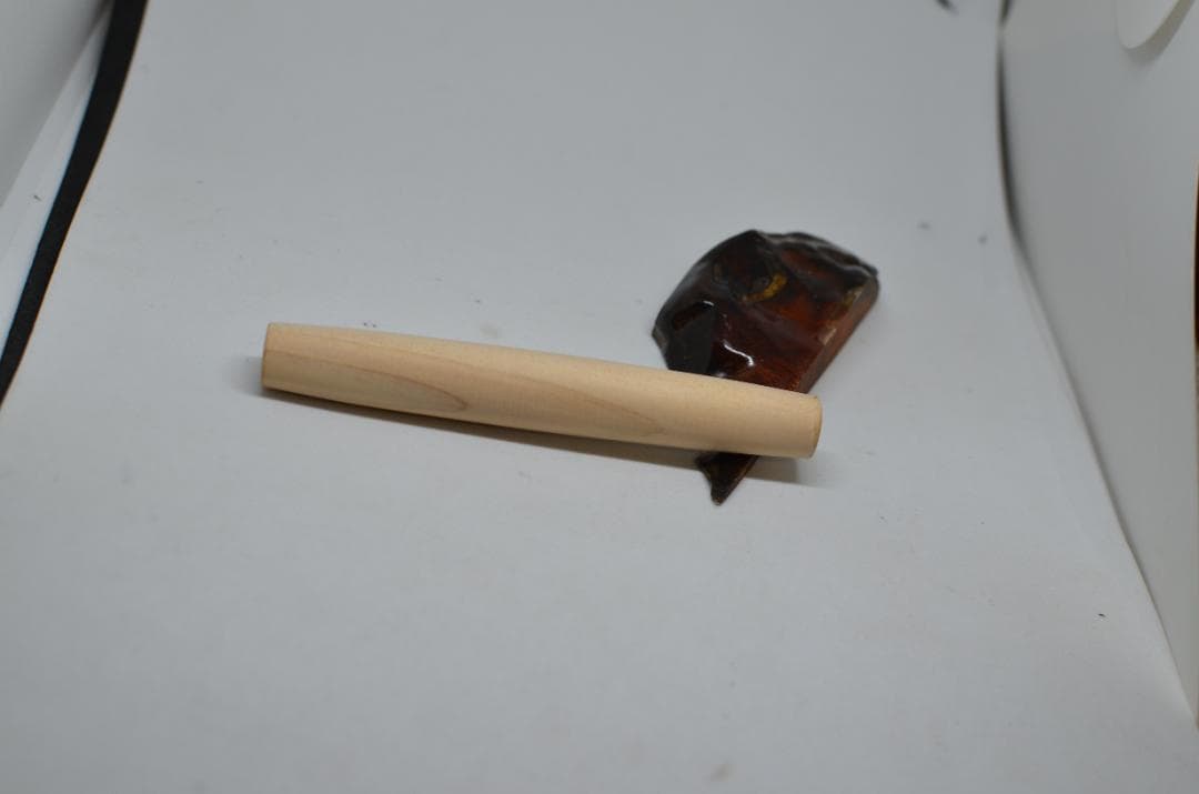 【ベル＝僕】完成いたしました。木軸　手作り　三神シャープ1100