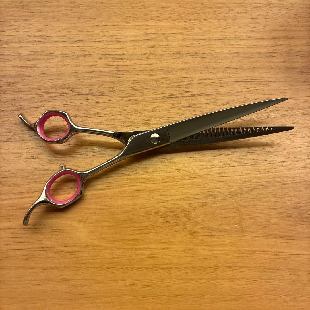 ハサミ　犬用すきばさみ ワンダーカーブシザー カーブブレンディング