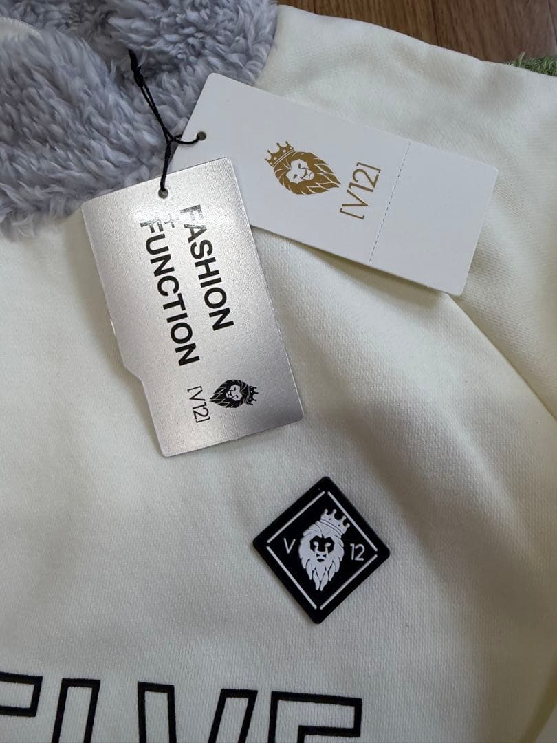 新品正規品【V12/XL】MOFCREW 裏起毛スウェット　メンズゴルフ長袖