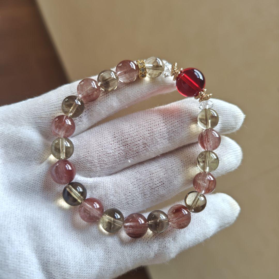 おまとめ専用です♡新作♡レッドルチル、スモーキーシトリン、練りレッドアンバー