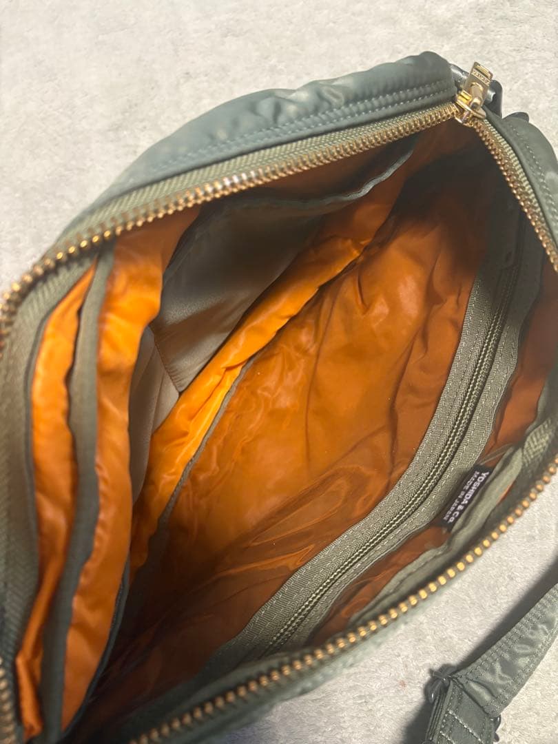 PORTER タンカー ショルダーバッグ セージグリーン ハーフムーン