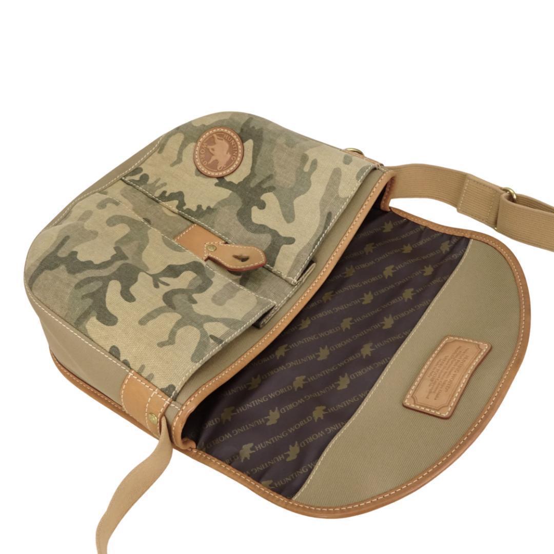 本物 良品 ■ハンティングワールド■サファリ トゥディ 斜めがけショルダーバッグ