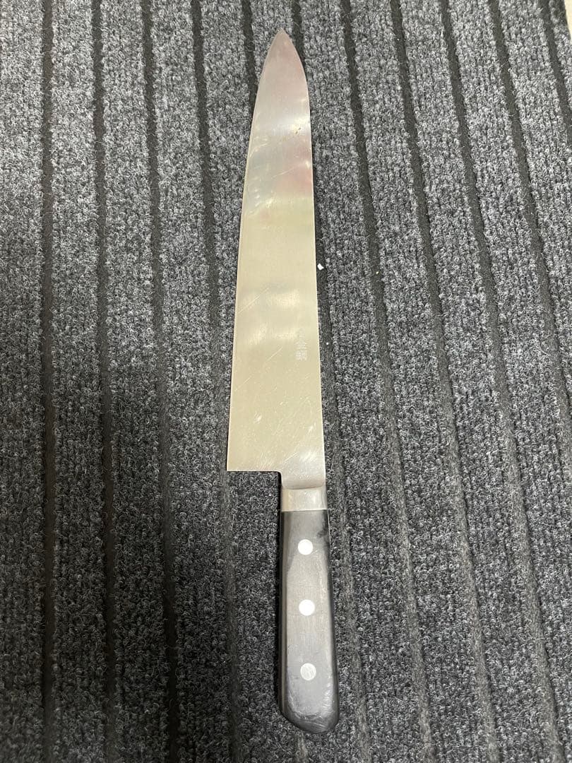 有次合金鋼ツバ付牛刀30cm