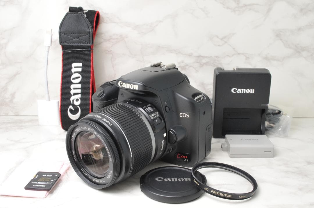 ショット数2402❣️Canon EOS Kiss X2⭐️スマホ転送 初心者