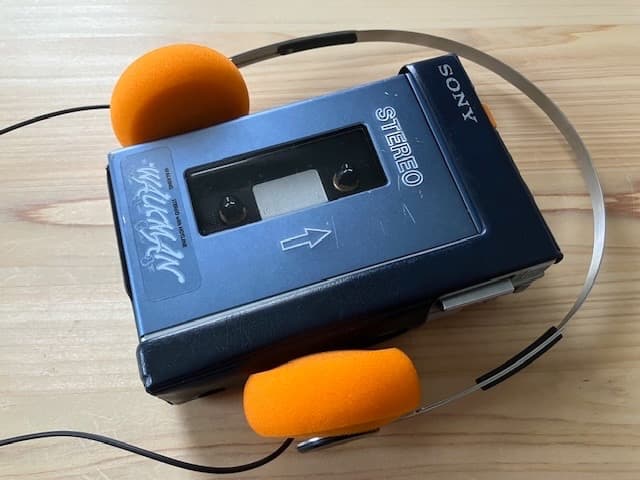 超希少品 高音質 整備済完全動作品 SONY TPS-L2 新品ヘッドホン付☆