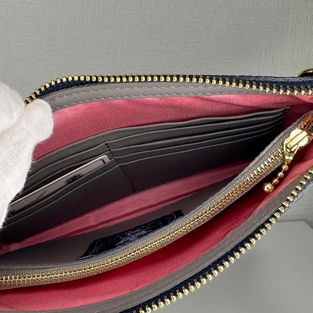 希少【未使用】ADMJ 牛革 アールデコ ポーチウォレット レア