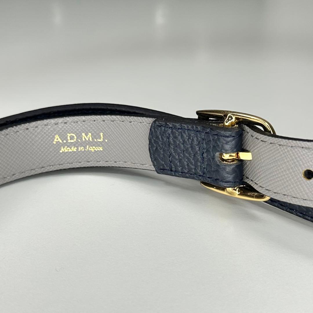 希少【未使用】ADMJ 牛革 アールデコ ポーチウォレット レア