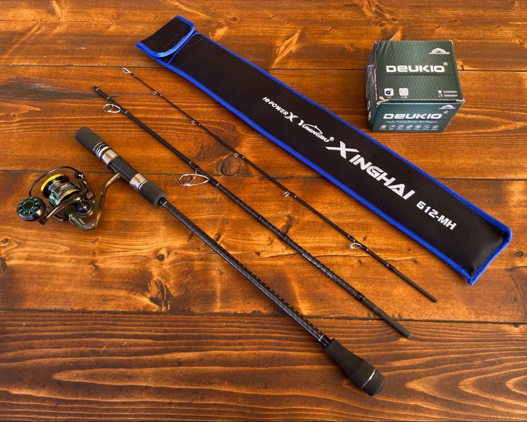 釣り竿セット　ジギングロッド　3Pパックロッド　スロージギング　スピニングロッド