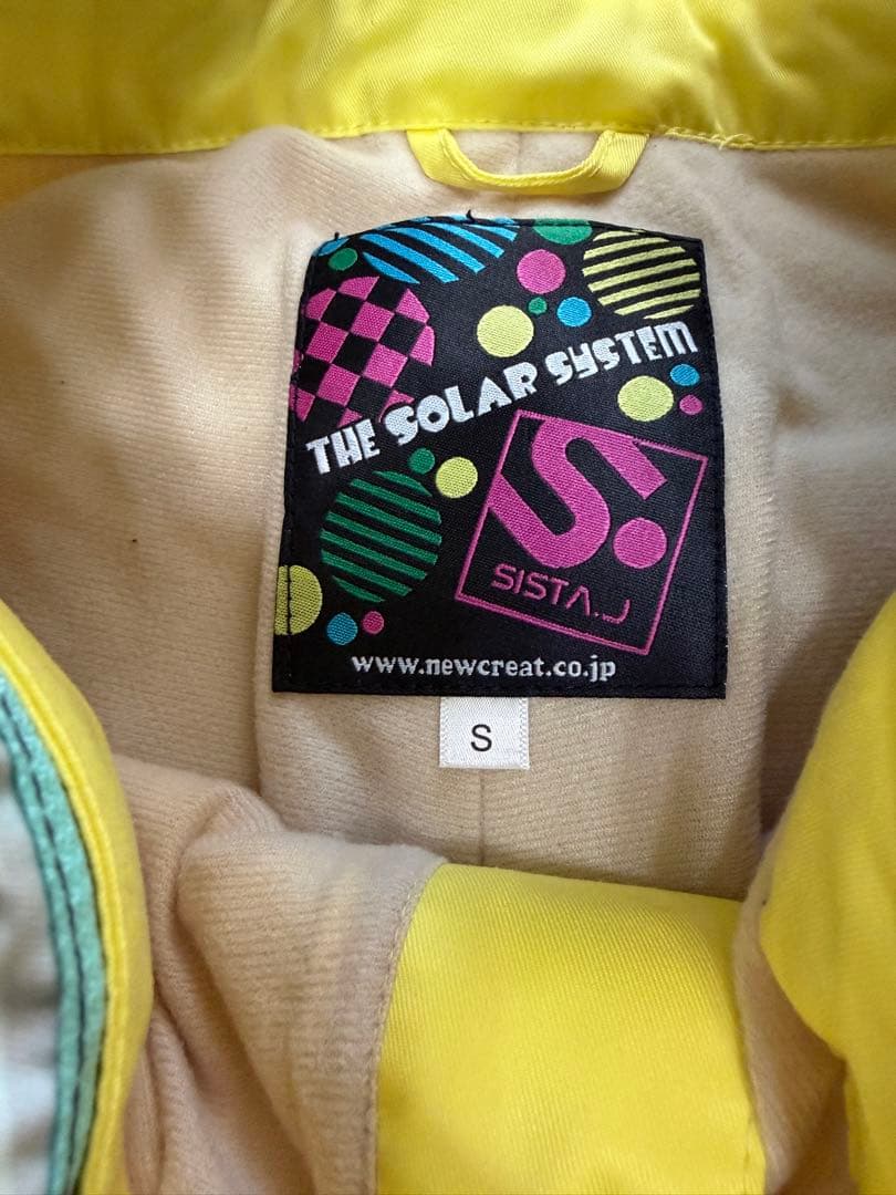 Sista.J マルチカラー チェック柄 スノーボードウェア